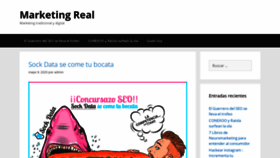 What Marketingreal.es website looked like in 2020 (5 years ago)
