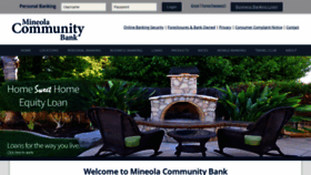 What Mineolacb.com website looked like in 2020 (5 years ago)