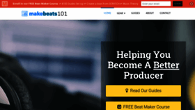 What Makebeats101.com website looked like in 2020 (3 years ago)