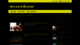 What Metanteibayoo.com website looked like in 2020 (3 years ago)