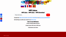 What Mp3download.cc website looked like in 2020 (3 years ago)
