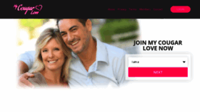 What Mycougarlove.com website looked like in 2020 (3 years ago)