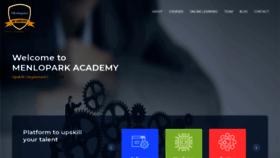What Menlopark-academy.com website looked like in 2020 (3 years ago)