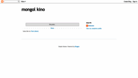 What Mongolkinonet.blogspot.kr website looked like in 2020 (3 years ago)