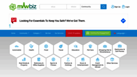 What Mawbiz.com.bd website looked like in 2020 (3 years ago)