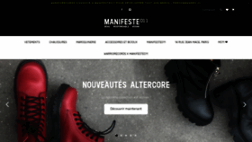 What Manifeste011.com website looked like in 2020 (3 years ago)