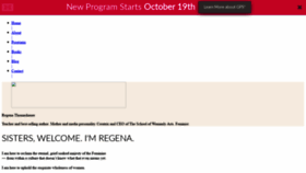 What Mamagenas.com website looked like in 2020 (3 years ago)