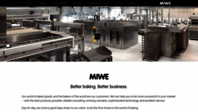 What Miwe.de website looked like in 2020 (3 years ago)