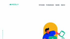 What Medlypharmacy.com website looked like in 2020 (3 years ago)