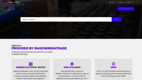 What Makeinindiatrade.com website looked like in 2020 (3 years ago)