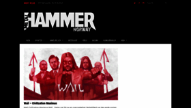 What Metalhammer.no website looked like in 2020 (3 years ago)