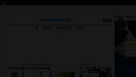 What Muenstersche-zeitung.de website looked like in 2020 (3 years ago)
