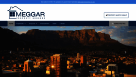 What Meggar.co.za website looked like in 2020 (3 years ago)