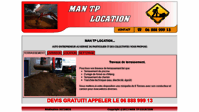 What Mantplocation.fr website looked like in 2020 (3 years ago)