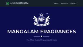 What Mangalamfragrances.com website looked like in 2020 (3 years ago)