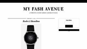 What Myfashavenue.com website looked like in 2020 (3 years ago)