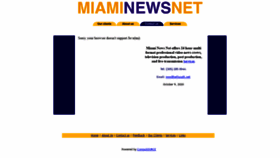What Miaminewsnet.com website looked like in 2020 (3 years ago)