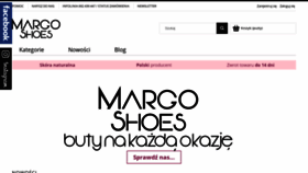 What Margoshoes.pl website looked like in 2020 (3 years ago)