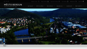 What Mesto-beroun.cz website looked like in 2020 (3 years ago)