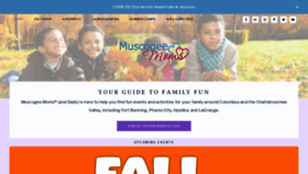 What Muscogeemoms.com website looked like in 2020 (3 years ago)