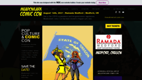 What Meadowlarkcomiccon.com website looked like in 2020 (3 years ago)