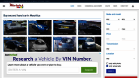 What Motors.mega.mu website looked like in 2020 (3 years ago)