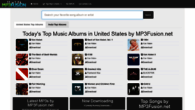 What Mp3fusion.net website looked like in 2020 (3 years ago)