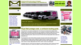 What Mailingbags.co.uk website looked like in 2020 (3 years ago)