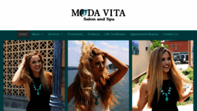 What Modavitasalonspa.com website looked like in 2020 (3 years ago)