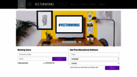 What Myvectorworks.net website looked like in 2020 (3 years ago)