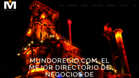 What Mundoregio.com website looked like in 2020 (3 years ago)