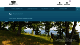 What Meiningen.de website looked like in 2020 (4 years ago)