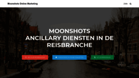 What Moonshots.nl website looked like in 2020 (3 years ago)