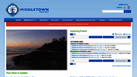 What Middletownri.com website looked like in 2020 (3 years ago)