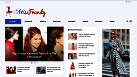 What Missfrandy.com website looked like in 2020 (3 years ago)