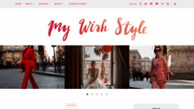 What Mywishstyle.com website looked like in 2020 (3 years ago)