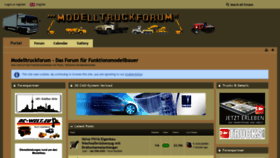 What Modelltruckforum.de website looked like in 2020 (3 years ago)