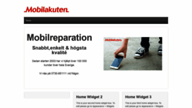 What Mobilakuten.se website looked like in 2020 (3 years ago)