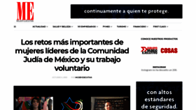 What Mujerejecutiva.com.mx website looked like in 2020 (3 years ago)