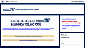 What Moodle.mup.cz website looked like in 2020 (3 years ago)