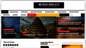 What Mundobiblicoelestudiodesupalabra.com website looked like in 2020 (3 years ago)