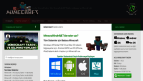 What Minecraftindir.net website looked like in 2020 (3 years ago)