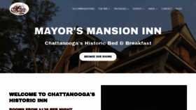 What Mayorsmansioninn.com website looked like in 2020 (3 years ago)