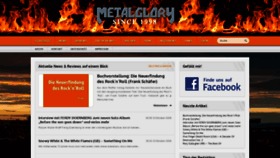 What Metalglory.com website looked like in 2020 (3 years ago)