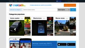 What Mercado.es website looked like in 2020 (3 years ago)
