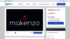 What Makenzo.com website looked like in 2020 (3 years ago)
