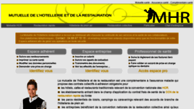 What Mhr.fr website looked like in 2020 (3 years ago)
