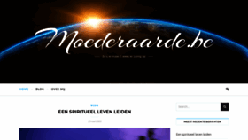 What Moederaarde.be website looked like in 2020 (3 years ago)