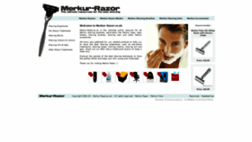 What Merkur-razor.co.uk website looked like in 2020 (3 years ago)