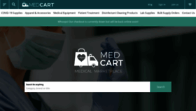 What Medcart.com.au website looked like in 2020 (3 years ago)